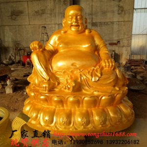 弥勒佛是佛教雕像中最常见的铜雕佛像之一